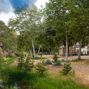 Hiking begins steps away from the home